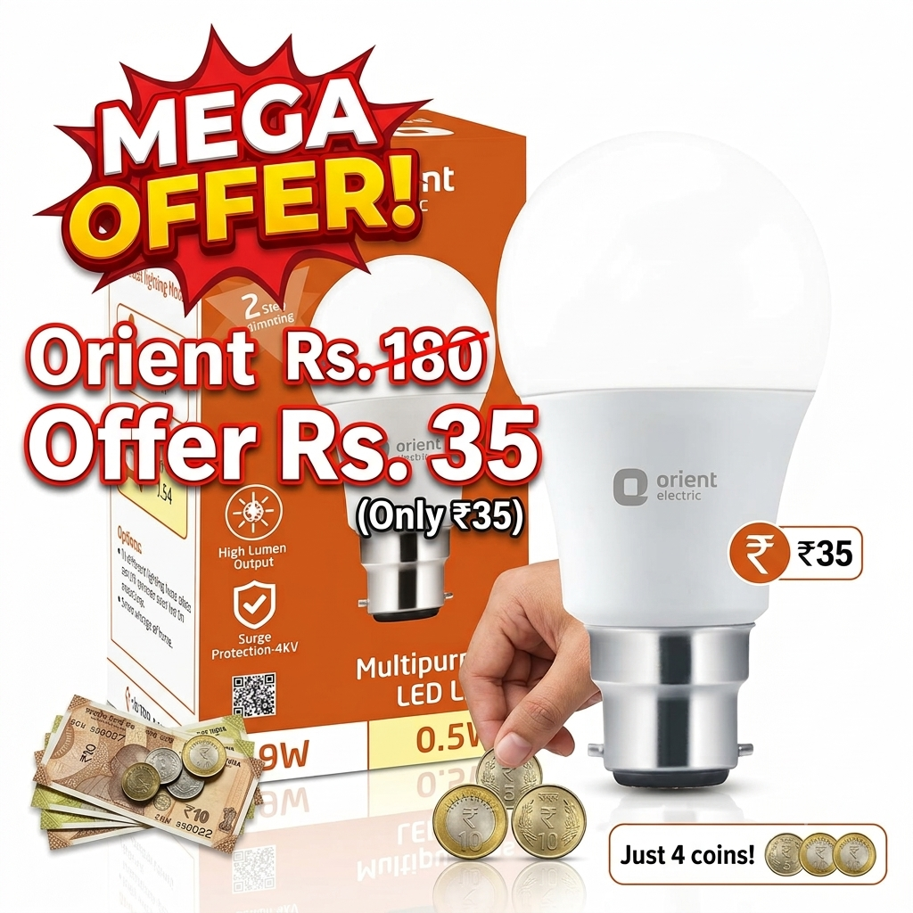 Orient LED bulb