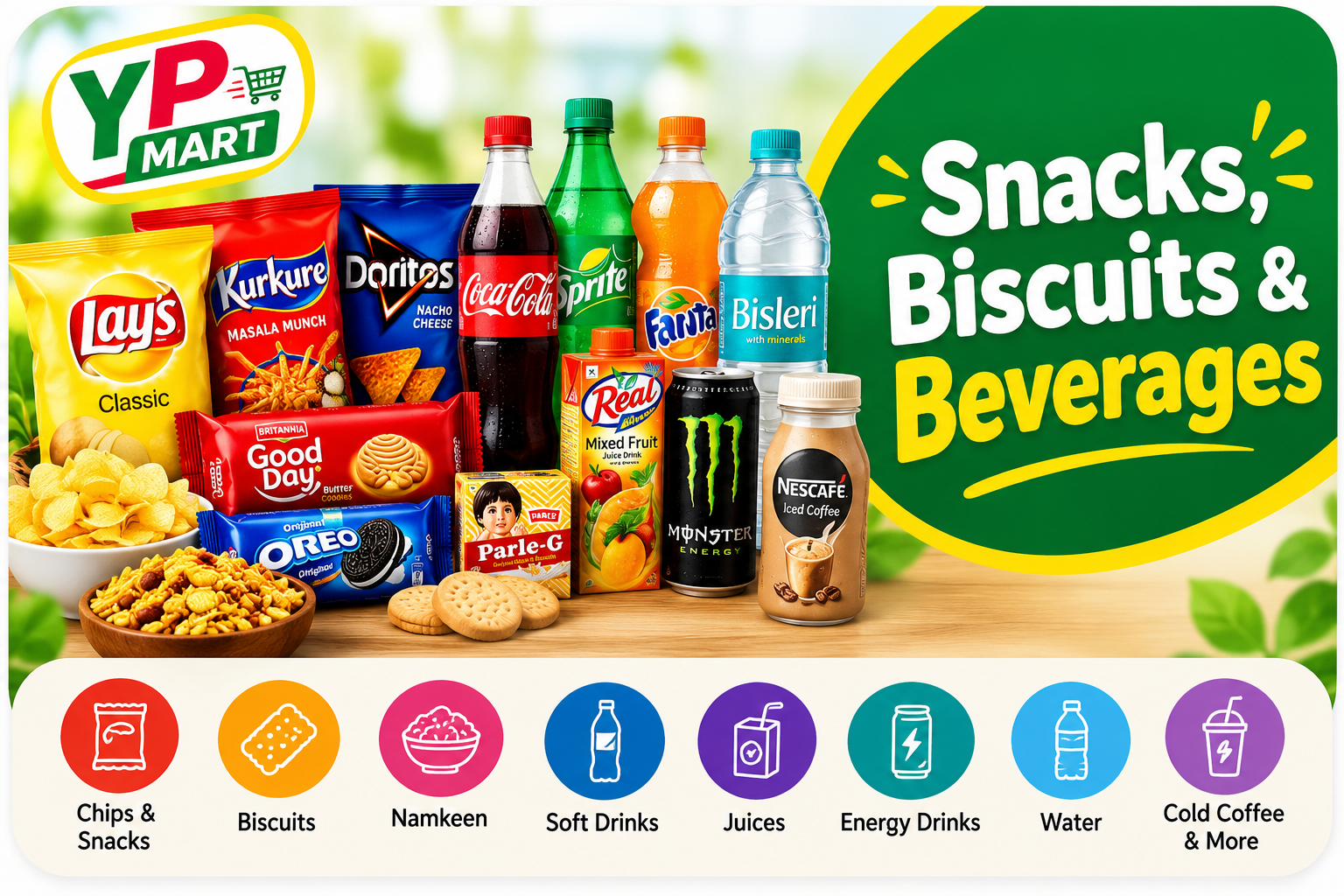 SNACKS BISCUITS & BEVERAGES