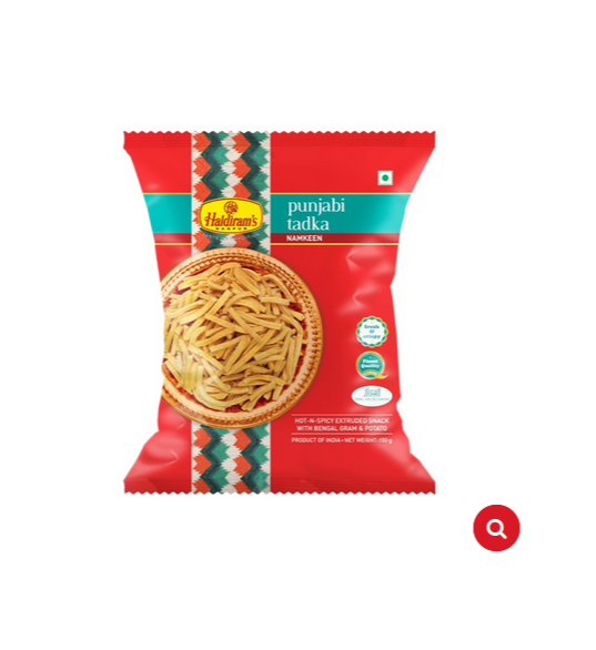 HALDIRAM'S PUNJABI TADKA RS5X12PC NAMKEEN