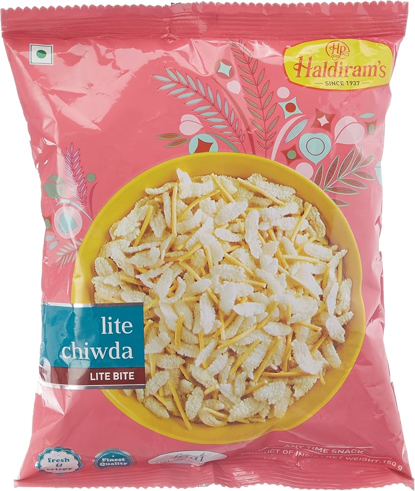HALDIRAM'S LITE CHIWDA RS5X12PC NAMKEEN