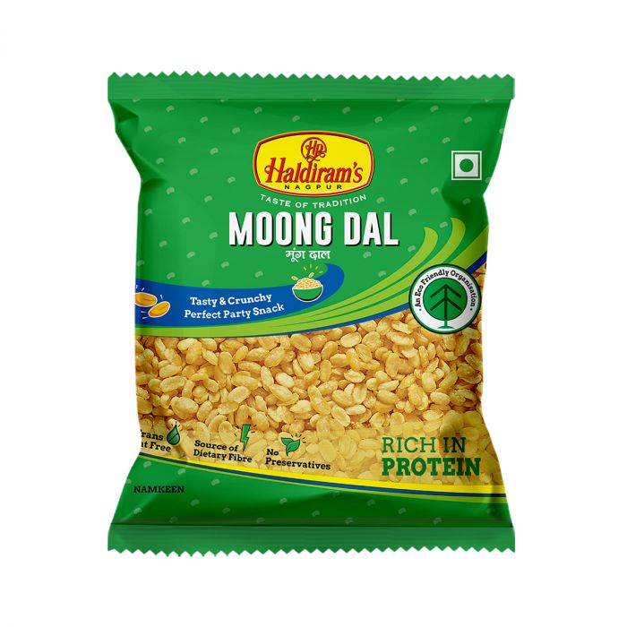 HALDIRAM'S MOONG DAL RS5X12PC NAMKEEN