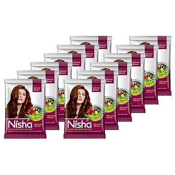 NISHA NATURAL BROWN MRP15X3PC