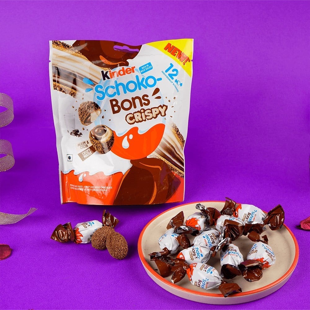 KINDER SCHOKO BONS CRISPY 22.4GM
