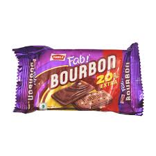 PARLE FAB BOURBAN  BISCUITS MRP10BISCUITS