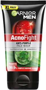 GARNIER MENS ACNO FIGHT ANTI PIMPEL FACE WASH 50GM