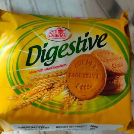 SUNDER DIGESTIVE BISCUITS 200GM
