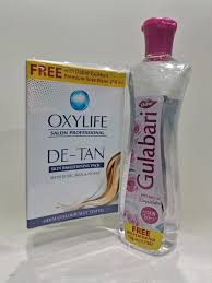 DABUR GULABARI 250ML+MRP50 DE-TAN FREE