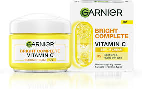 GARNIER BRIGHT COMPLETE VITAMIN C SERUM CREAM