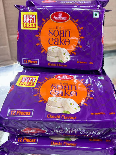 HALDIRAM MINI SOAN CAKE 200GM BUY1 GET1 FREE
