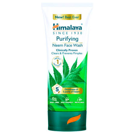 HIMALAYA NEEM FACE WASH 50ML